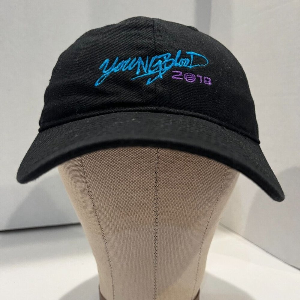Youngblood 2018 Black Dad Hat, Adjustable Clean Adult Unisex